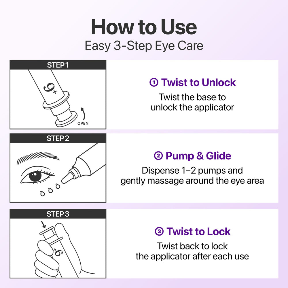 Numbuzin - No.9 NAD+ Retinol Volumetox Eye Cream