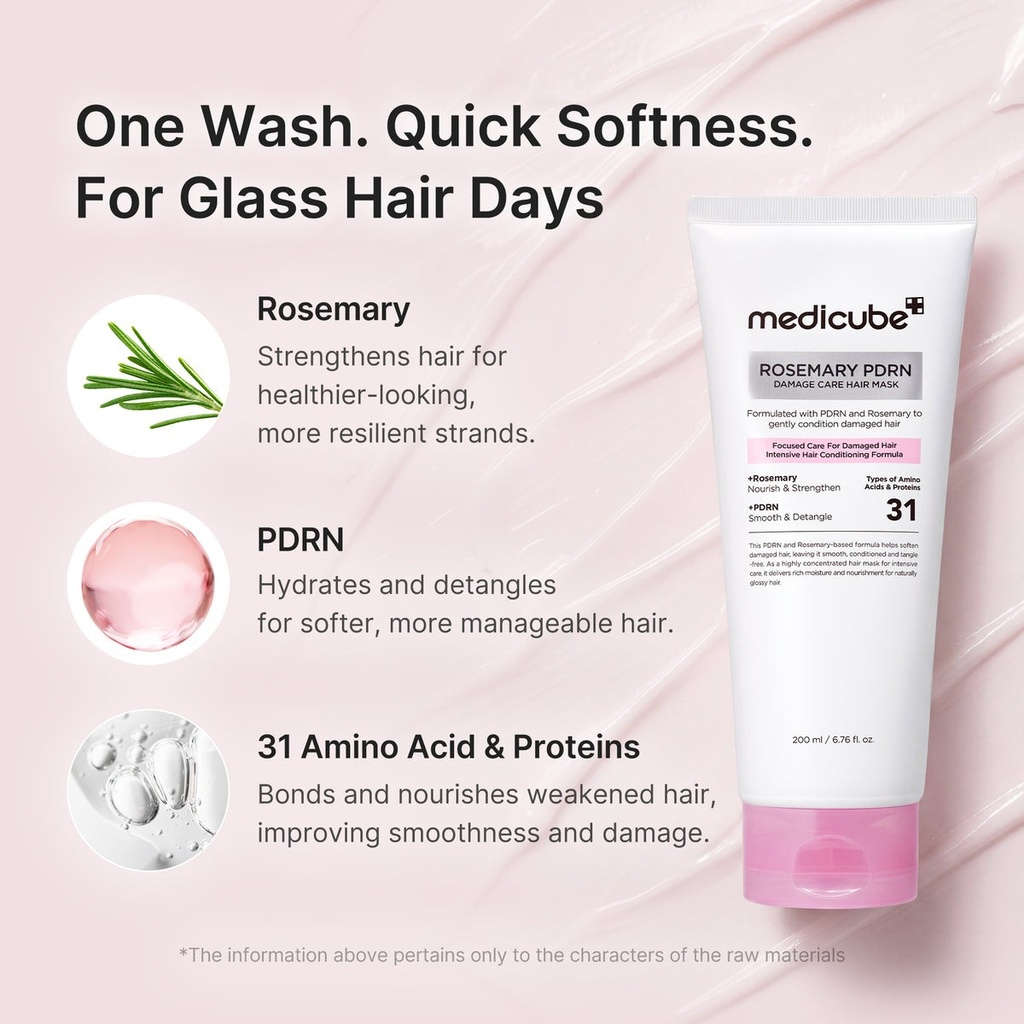 Medicube – Rosemary PDRN Damage Care Hair Mask 200ml