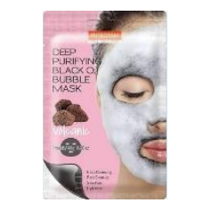 Purederm – Deep Purifying Black O2 Bubble Mask Volcanic