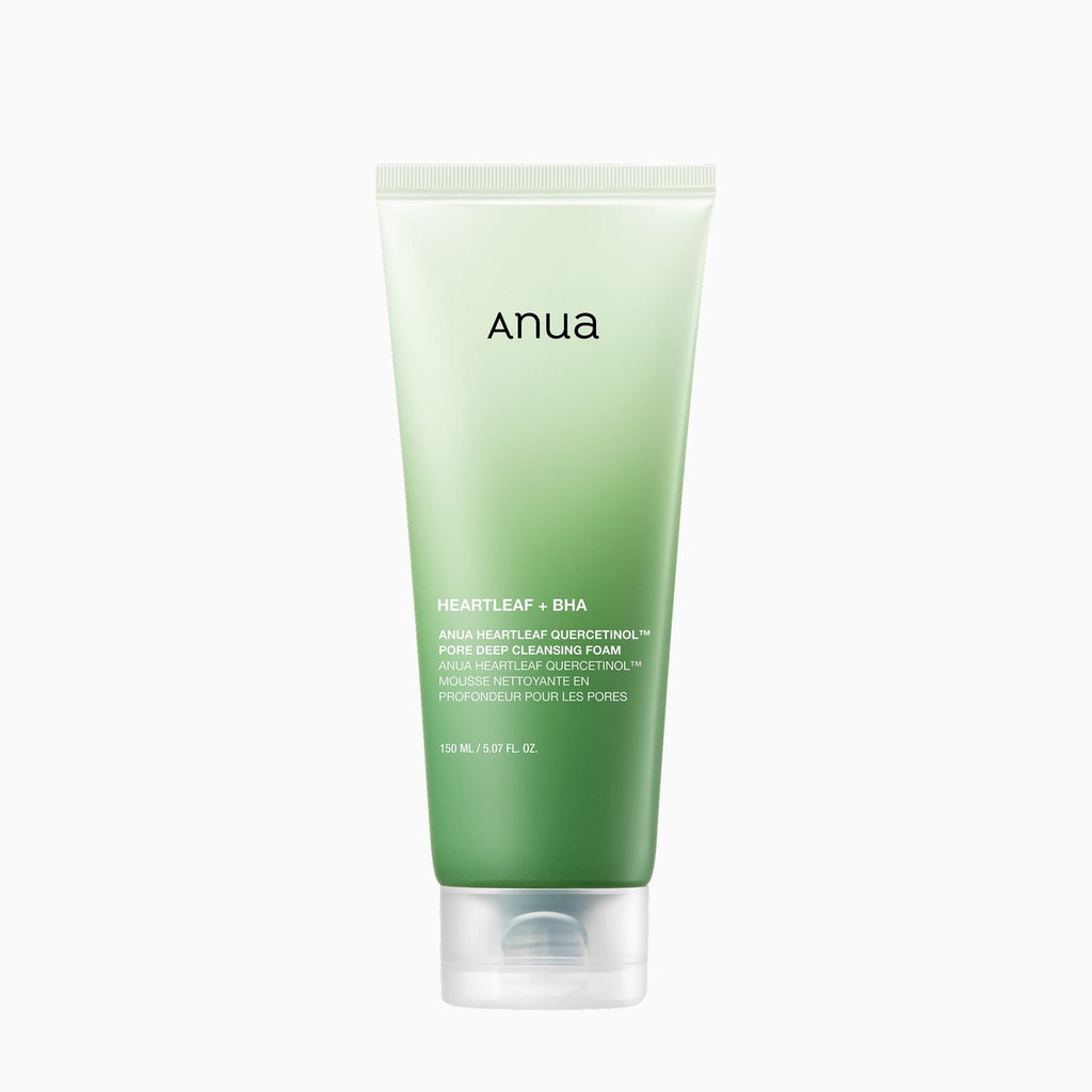 Anua – Heartleaf Quercetinol Pore Deep Cleansing Foam 150ml