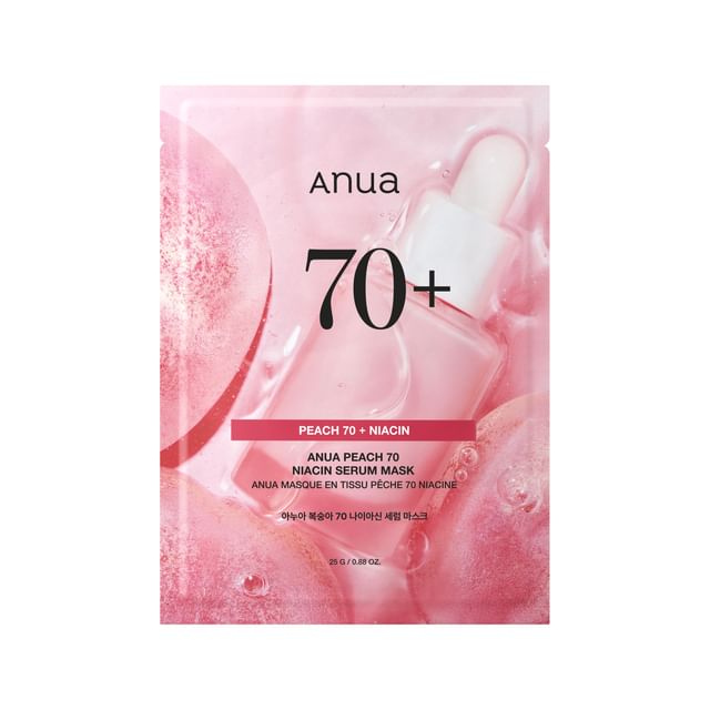 Anua – Peach 70% Niacin Serum Mask 1 Sheet