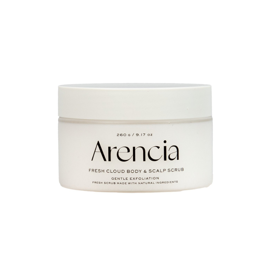 Arencia – Fresh Cloud Body & Scalp Scrub White Tea & Neroli 260g