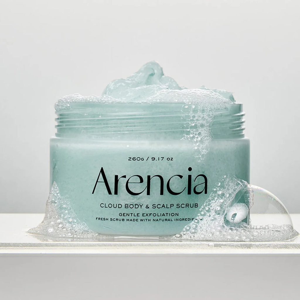 Arencia – Fresh Cloud Body & Scalp Scrub French Mint & Lily