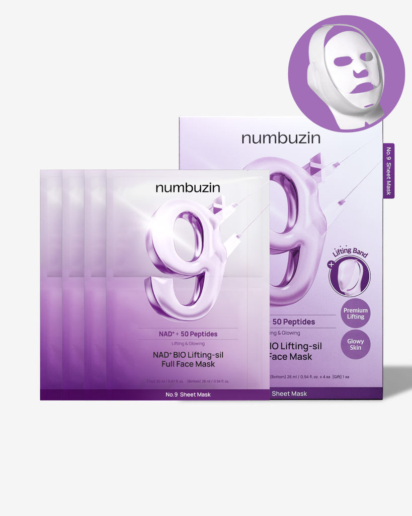 Numbuzin – No.9 NAD+ Bio Lifting-sil Full Face Pack 1pc