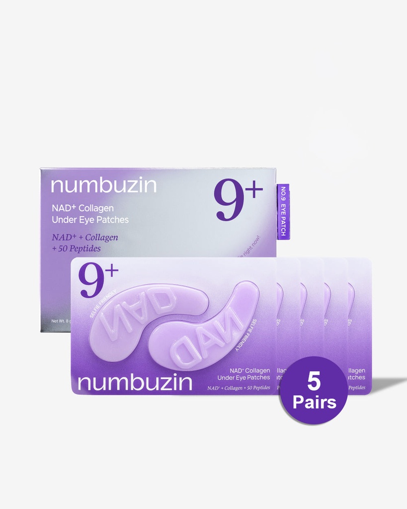 Numbuzin – No.9 NAD+ Collagen Under Eye Patches Mini