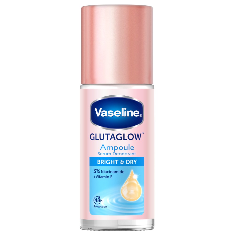 Vaseline – Gluta Glow Bright & Dry Roll-On Deodorant 45ml