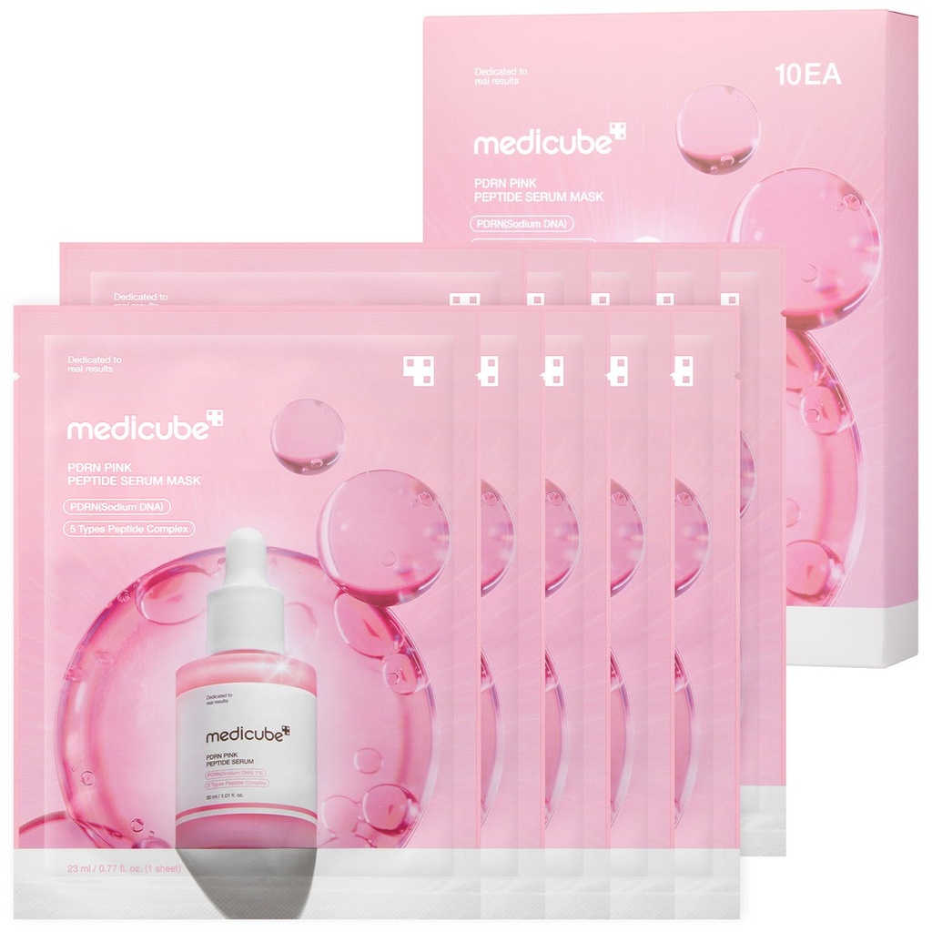 Medicube – PDRN Pink Peptide Ampoule Sheet Mask