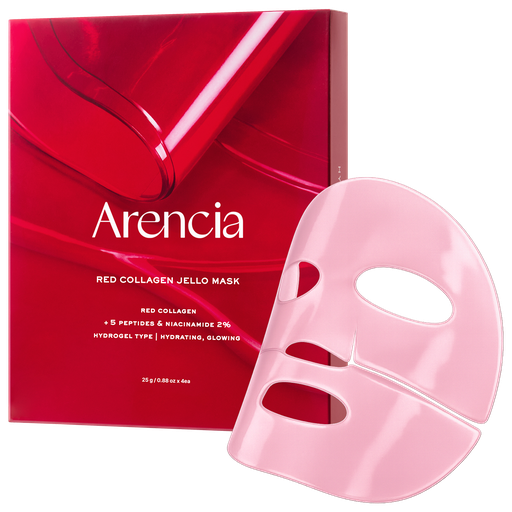 Arencia – Red Collagen Jello Mask 4pcs