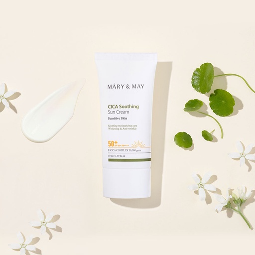 Mary & May – Cica Soothing Sun Cream SPF50+ PA++++ 50ml