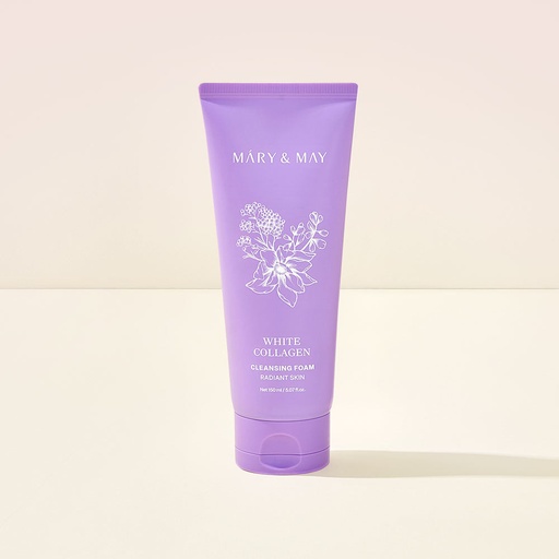 Mary & May – White Collagen Cleansing Foam 150ml