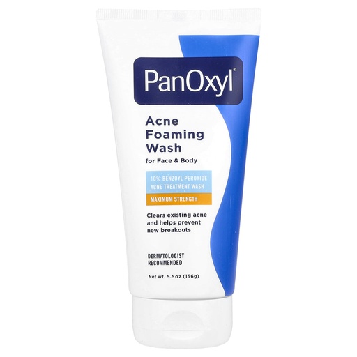 [PAN-CL-001] PanOxyl – Acne Foaming Wash 10% Benzoyl Peroxide 156g